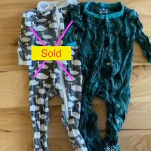 3-6 Month Kickee Pants - 2 pairs